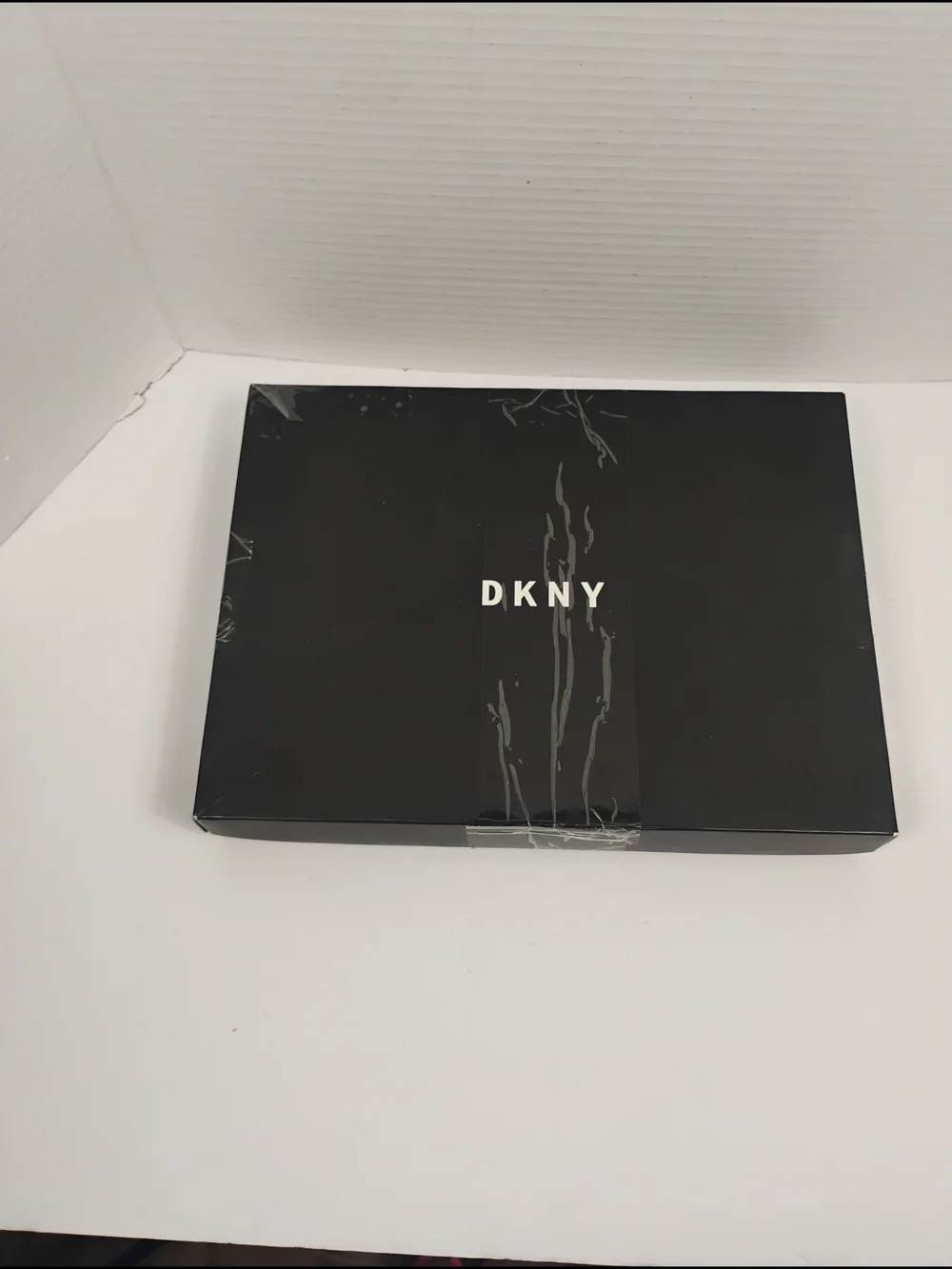 DKNY Blush Pink Knit Accessory Gift Set with Monogram Case
